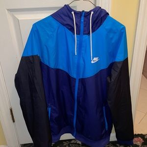 Nike running fleece jacket with hood